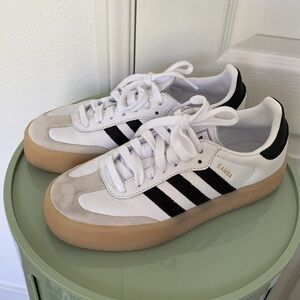 Women's Adidas Sambae Sneaker, Size 6.5